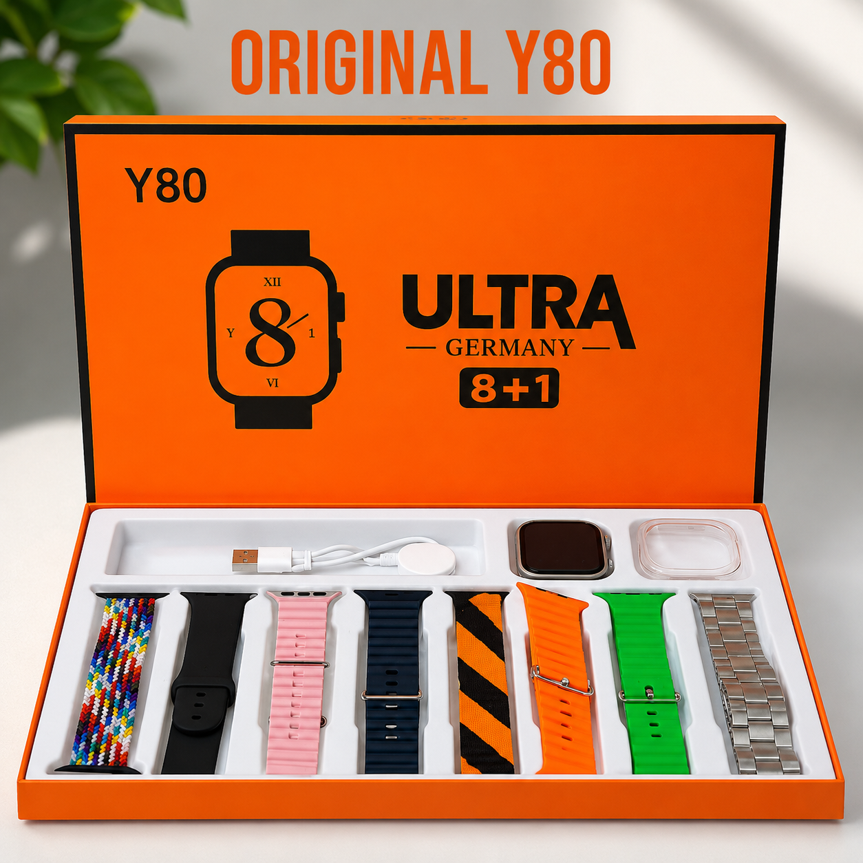 Y80 Ultra Smartwatch (8 Strap Edition