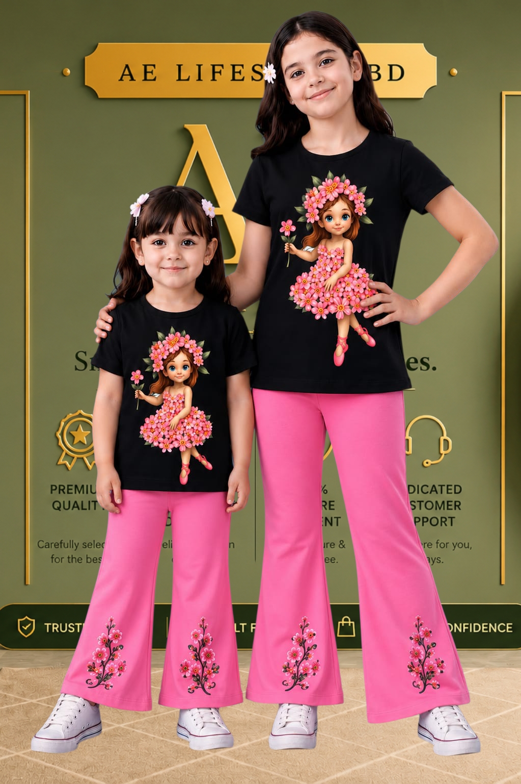 Kids Tshirt and Pant Set