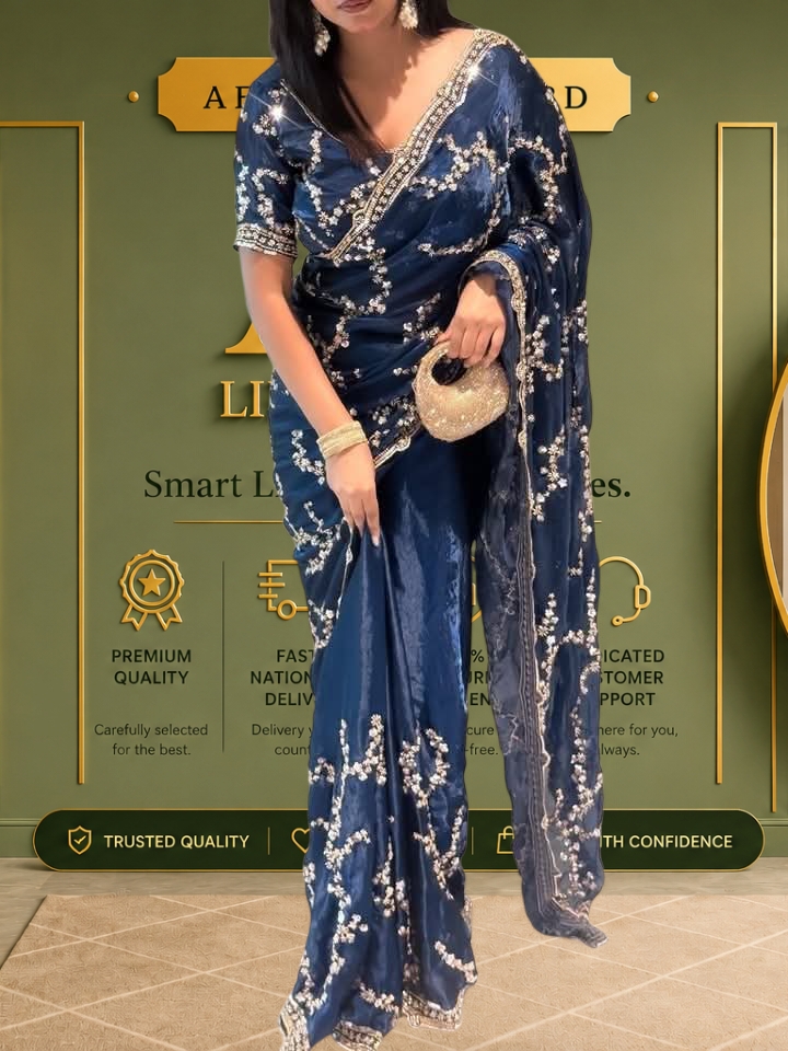 Indian Fendi Silk Saree Collection
