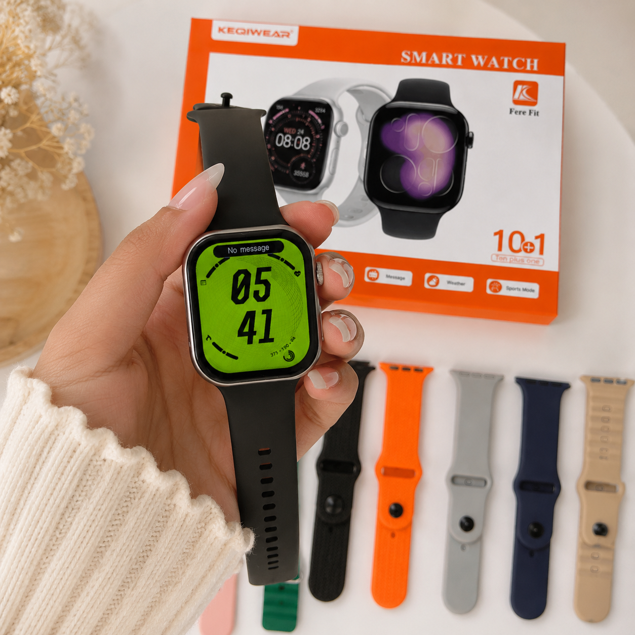 Keqiwear KW88 Max Smart Watch – 10 Straps Edition