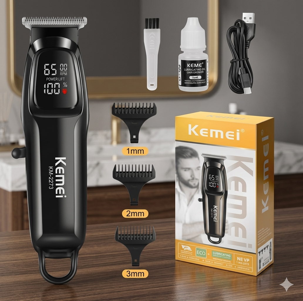 Kemei KM-2273 Hair Clipper & Beard Trimmer